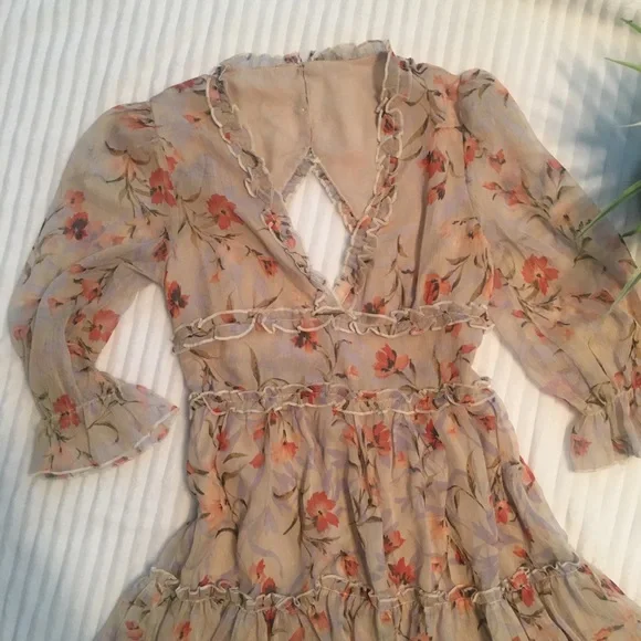 Vici floral ruffle dress🌸🌺🌸 - Picture 2 of 5